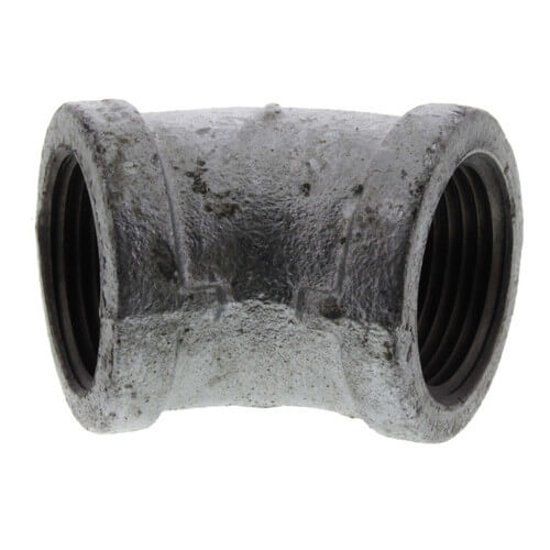 Main product image of 1" Galvanized Malleable 45° Elbow