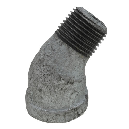 Main product image of 1/2" Galvanized Malleable 45° Street Elbow