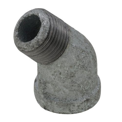 Main product image of 1/2" Galvanized Malleable 45° Street Elbow