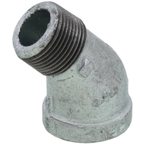 Main product image of 3/4" Galvanized Malleable 45-Degree Street Elbow