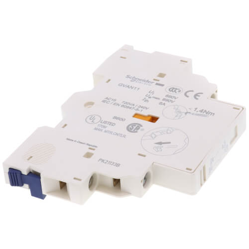 Main product image of Normally Open/Normally Closed Left Mount Auxiliary Contactor