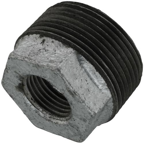 Main product image of 1-1/4" x 1/2" Galvanized Malleable Hex Bushing