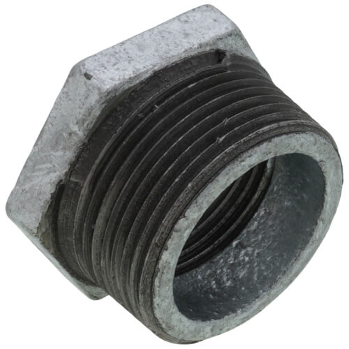Main product image of 1-1/4" x 1" Galvanized Malleable Hex Bushing