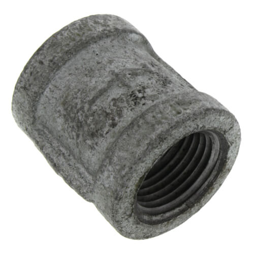 Main product image of 1/2" Galvanized Malleable Banded Coupling