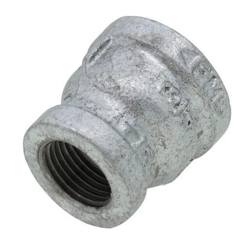 Main product image of 3/4" x 1/2" Galvanized Malleable Reducing Coupling
