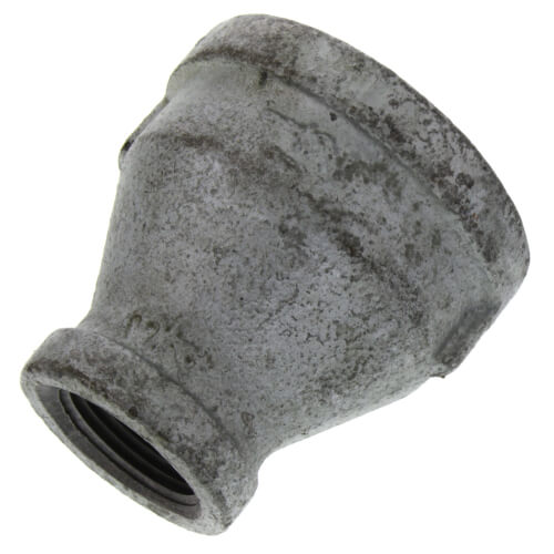 Main product image of 1-1/2" x 3/4" Galvanized Malleable Reducing Coupling