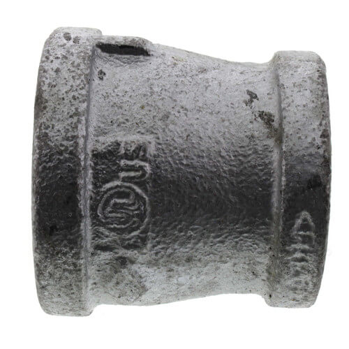 Main product image of 1-1/2" x 1-1/4" Galvanized Malleable Reducing Coupling