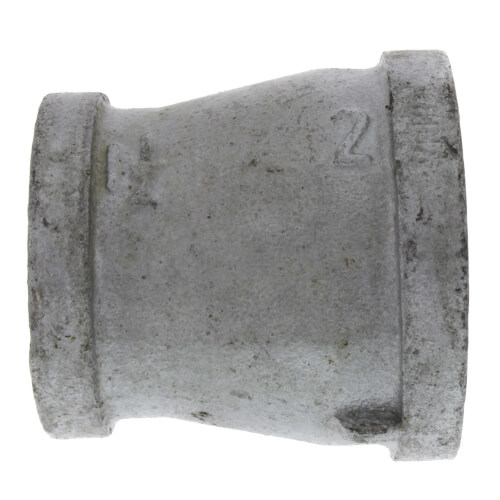 Main product image of 2" x 1-1/2" Galvanized Malleable Reducing Coupling