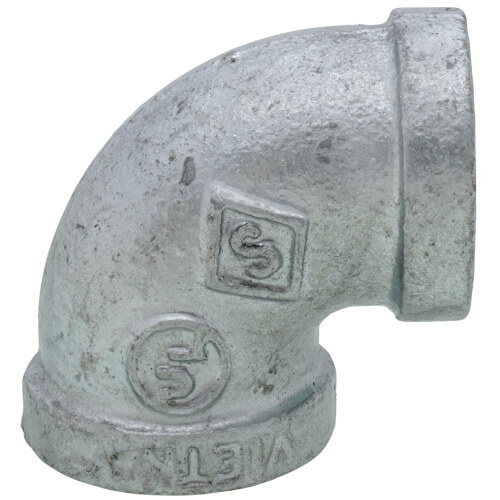 Main product image of 1/2" Galvanized Malleable 90-Degree Elbow