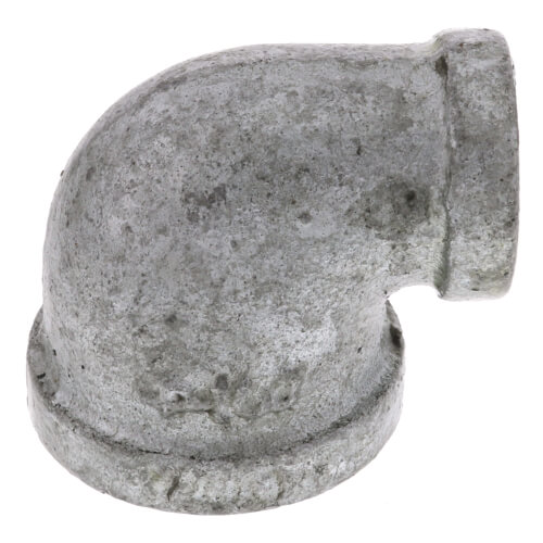 3/4" x 3/8" Galvanized Malleable Reducing Elbow