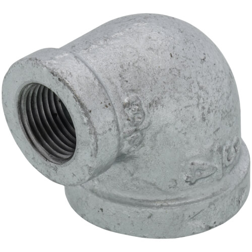 Main product image of 3/4" x 3/8" Galvanized Malleable Reducing Elbow