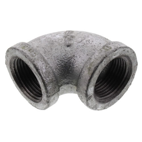 Main product image of 3/4" Galvanized Malleable 90° Elbow