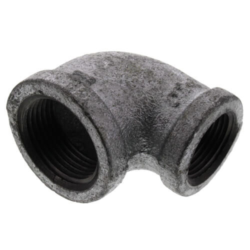 Main product image of 1" x 3/4" Galvanized Malleable Reducing Elbow