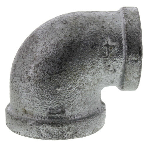 Main product image of 1" x 3/4" Galvanized Malleable Reducing Elbow