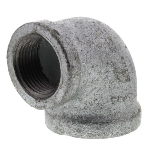 Main product image of 1" x 3/4" Galvanized Malleable Reducing Elbow