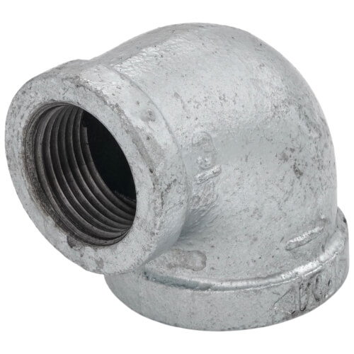 1" x 3/4" Galvanized Malleable Reducing Elbow