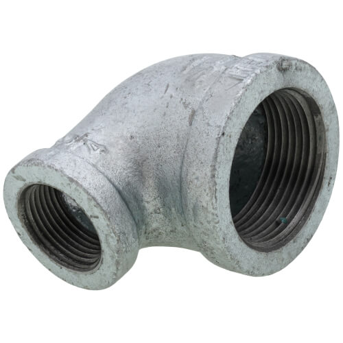 Main product image of 1-1/4" x 3/4" Galvanized Malleable Reducing Elbow