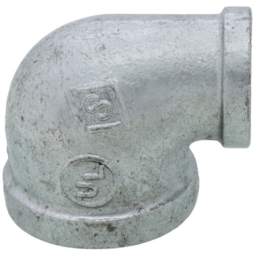 Main product image of 1-1/4" x 3/4" Galvanized Malleable Reducing Elbow