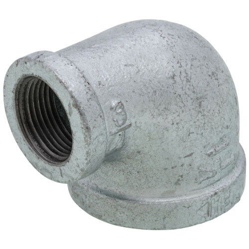Main product image of 1-1/4" x 3/4" Galvanized Malleable Reducing Elbow