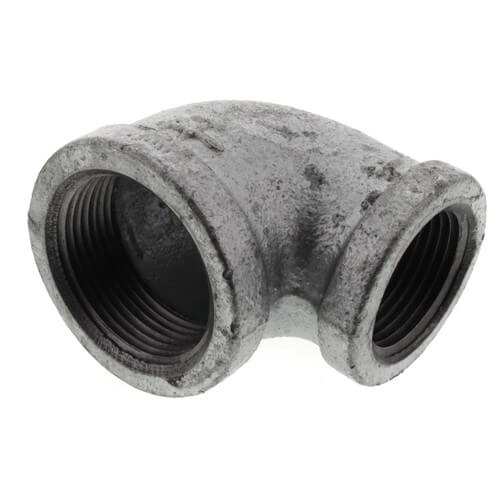 Main product image of 1-1/4" x 1" Galvanized Malleable Reducing Elbow