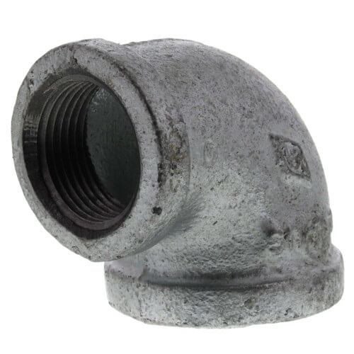 Main product image of 1-1/4" x 1" Galvanized Malleable Reducing Elbow