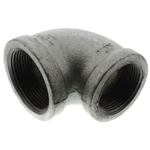 Main product image of 1-1/2" x 1-1/4" Galvanized Malleable Reducing Elbow