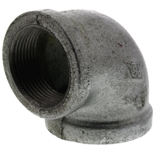 Main product image of 1-1/2" x 1-1/4" Galvanized Malleable Reducing Elbow