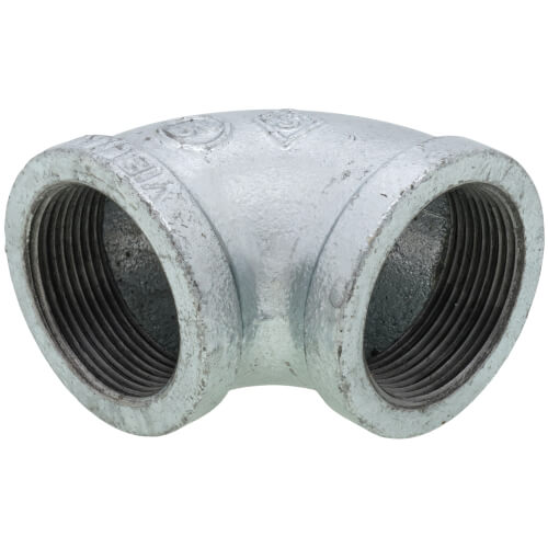 Main product image of 1-1/2" Galvanized Malleable 90-Degree Elbow