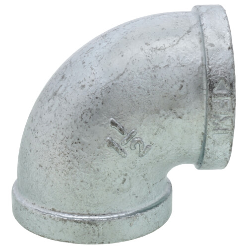 Main product image of 1-1/2" Galvanized Malleable 90-Degree Elbow