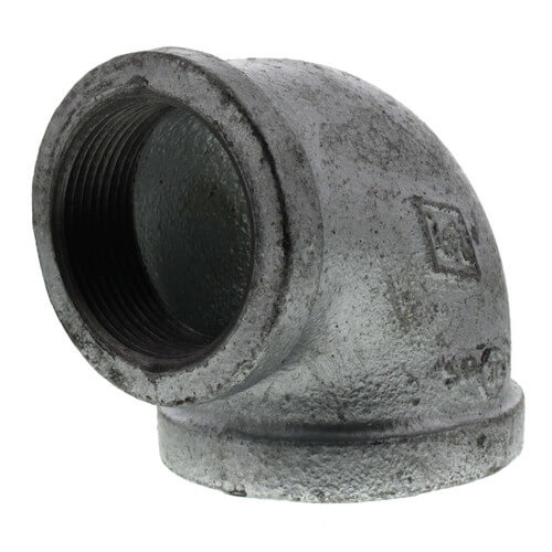 Main product image of 2" x 1-1/2" Galvanized Malleable Reducing Elbow