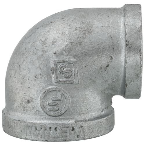 Main product image of 2" x 1-1/2" Galvanized Malleable Reducing Elbow