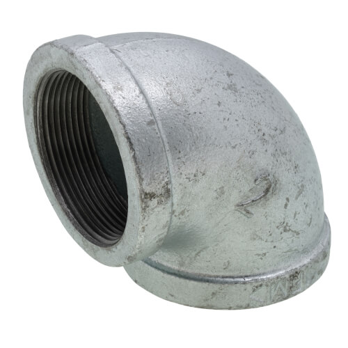 Main product image of 2" Galvanized Malleable 90-Degree Elbow