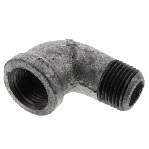 Main product image of 1/2" Galvanized Malleable 90° Street Elbow