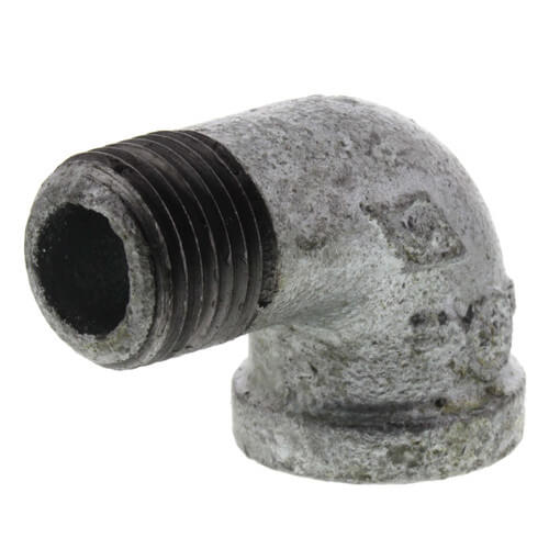 Main product image of 1/2" Galvanized Malleable 90° Street Elbow