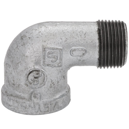 Main product image of 3/4" Galvanized Malleable 90-Degree Street Elbow