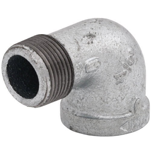Main product image of 3/4" Galvanized Malleable 90-Degree Street Elbow
