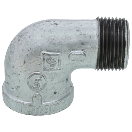 1" Galvanized Malleable 90-Degree Street Elbow
