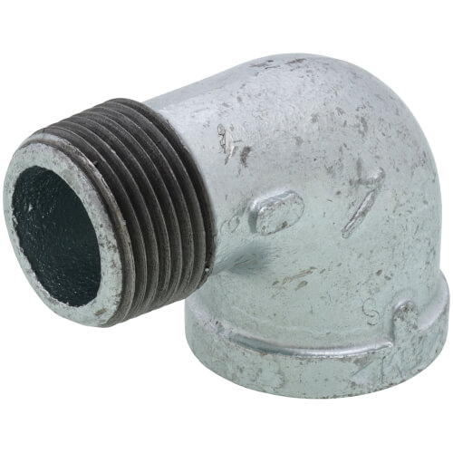 1" Galvanized Malleable 90-Degree Street Elbow