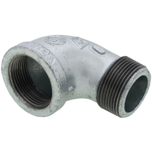 Main product image of 1-1/4" Galvanized Malleable 90-Degree Street Elbow