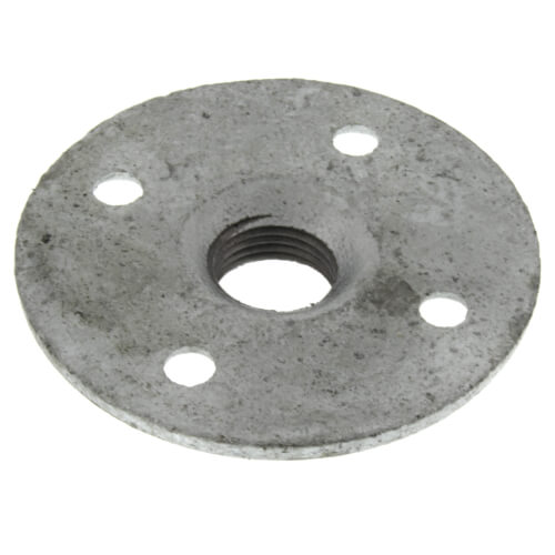 1/2" Galvanized Floor Flange w/ Holes