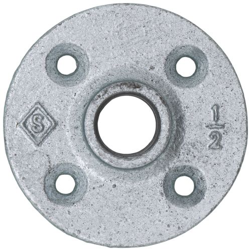 Main product image of 1/2" Galvanized Floor Flange w/ Holes