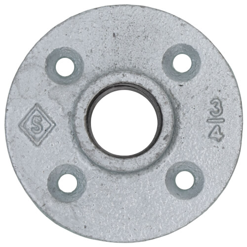 Main product image of 3/4" Galvanized Floor Flange w/ Holes