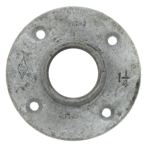 Main product image of 1-1/4" Galvanized Floor Flange w/ Holes
