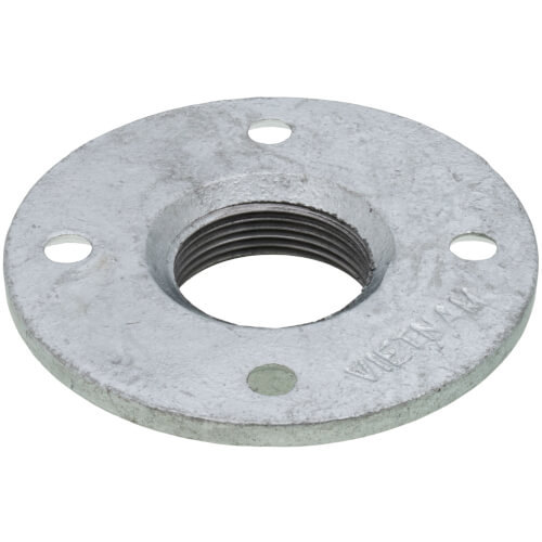 Main product image of 1-1/4" Galvanized Floor Flange w/ Holes