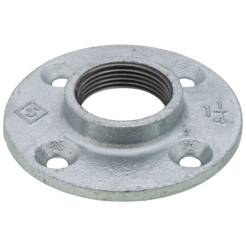 Main product image of 1-1/4" Galvanized Floor Flange w/ Holes