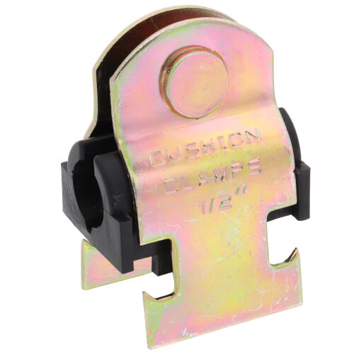 1/2" OD Electro-Galvanized Strut Cushion Clamp