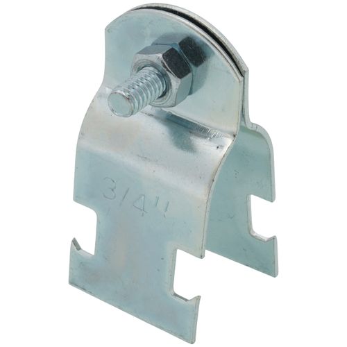 Main product image of 3/4" Electro-Galvanized Multi-Strut Pipe Clamp