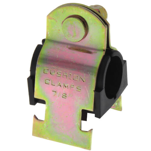 7/8" OD Electro-Galvanized Strut Cushion Clamp