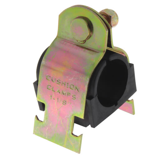 Main product image of 1-1/8" OD Electro-Galvanized Strut Cushion Clamp
