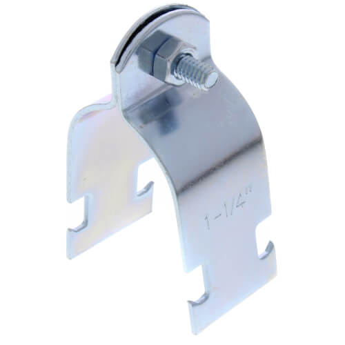 1-1/4" Electro-Galvanized Multi-Strut Pipe Clamp